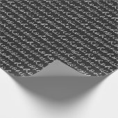 ホーホーホー手書きラッピング紙 ラッピングペーパー (角)