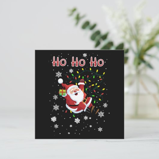 ホーホーホー!クリスマスイルミネーション クリスマス サンタ 面白い (スタンド正面)