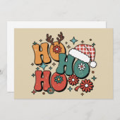 ホーホーホー クリスマス ダサい サンタ帽 クール (正面/裏面)