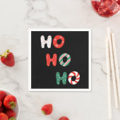 ホーホーホー クリスマス 3層 ナプキン スタンダードカクテルナプキン (インサイチュ)