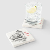 ホーホーホー ストーンコースター (横)