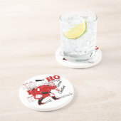 ホーホーホー 感謝を込めて素敵なクリスマスを コースター (側面)