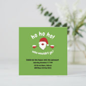 ホーホーホー 誰だって行きたくなる 面白いサンタの招待状 招待状 (スタンド正面)