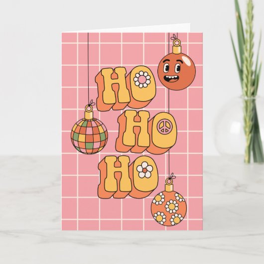 ホーホーホー – Groovy Christmas応援 シーズンカード (正面)