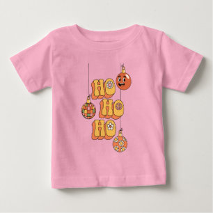 ホーホーホー – Groovy Christmas応援 ベビーTシャツ