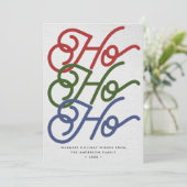 ホーホーモダンユニークタイポグラフィ2枚 シーズンカード (スタンド正面)