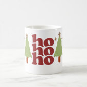 ホーホーレトログルービークリスマスホリデー コーヒーマグカップ (中央)