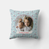 ホーホー格言ビッグブラザー写真として第1回クリスマス クッション (裏面)