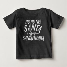 ホーホー!サンタIはサンタホビアTシャツに苦しむ ベビーTシャツ