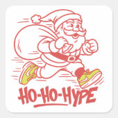 「ホーホー – ハイプ – ストリートウェアサンタスニーカー スクエアシール (正面)