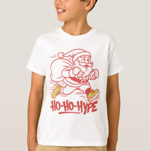 「ホーホー – ハイプ – ストリートウェアサンタスニーカー Tシャツ