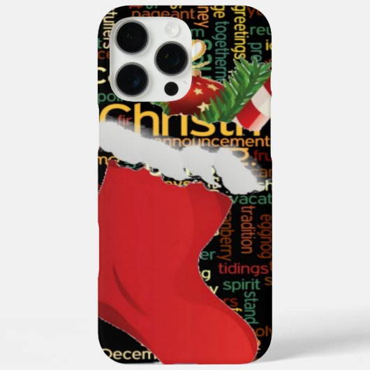 ホーホー！メリークリスマスの贈り物とお正月 Case-Mate iPhoneケース (裏面)