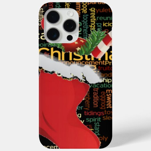 ホーホー!メリークリスマスの贈り物とお正月 Case-Mate iPhoneケース (裏面)