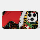 ホーホー!メリークリスマスの贈り物とお正月 Case-Mate iPhoneケース (裏面 (横))
