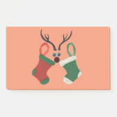 ホーホー!思いやりに満ちた素敵なクリスマスの日を過ごす ポストイット (正面)