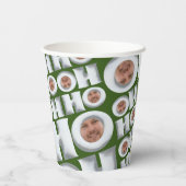 ホーホー!私からコーヒー!あなたの顔紙カップ 紙コップ (裏面)