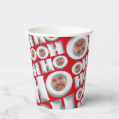 ホーホー！私からコーヒー！あなたの顔紙カップ 紙コップ (裏面)