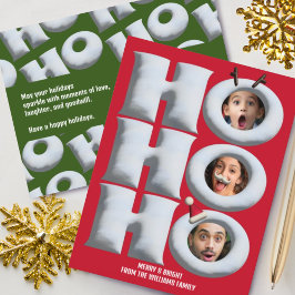 ホーホー!自分のホリデーカードを作れ! ポストカード
