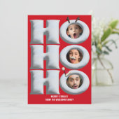 ホーホー！自分のホリデーカードを作成する シーズンカード (スタンド正面)