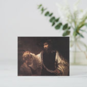 ホーマーの胸像を持つアリストテレス ポストカード (スタンド正面)