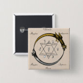 ホーマーの金鎖 缶バッジ (正面&裏面)