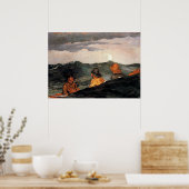 ホーマーキスをする – 月 ポスター (キッチン)