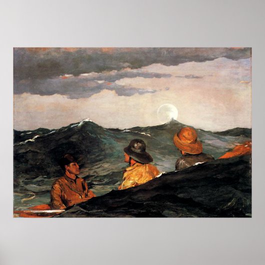 ホーマーキスをする – 月 ポスター (正面)