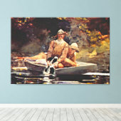 ホーマー – アフター・ザ・狩り キャンバスプリント (インサイチュ (ウッドフロア))