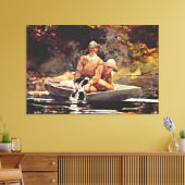 ホーマー – アフター・ザ・狩り キャンバスプリント (インサイチュ (リビング))