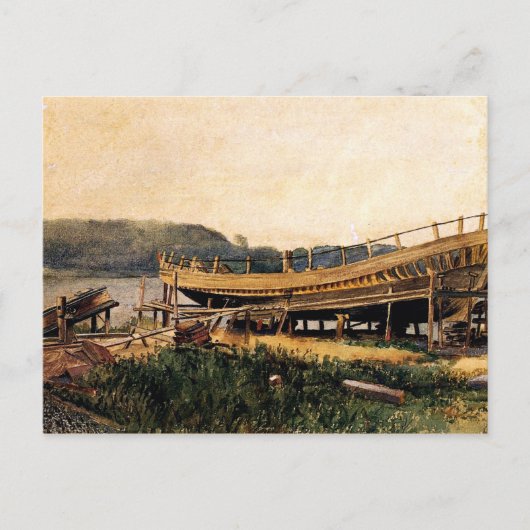 ホーマー – イプスウィッチ、造船 ポストカード (正面)