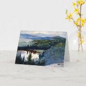 ホーマー – インディアンヴィレッジ,アディロンダックス, カード (黄色い花)