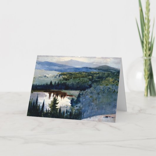 ホーマー – インディアンヴィレッジ,アディロンダックス, カード (正面)