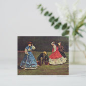 ホーマー・ウィンズローによるクロケット（最高品質） ポストカード (スタンド正面)