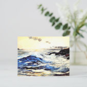 ホーマー – サンセット、プー素晴らしトの首絵画部 ポストカード (スタンド正面)