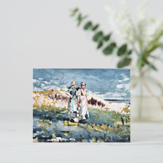 ホーマー – ザ・ダネ素晴らしス、ア絵画ート ポストカード (スタンド正面)