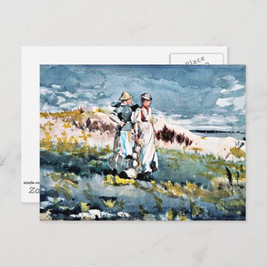 ホーマー – ザ・ダネ素晴らしス、ア絵画ート ポストカード (正面/裏面)