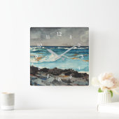 ホーマー – ショア&サーフ,ナッソー スクエア壁時計 (ホーム)