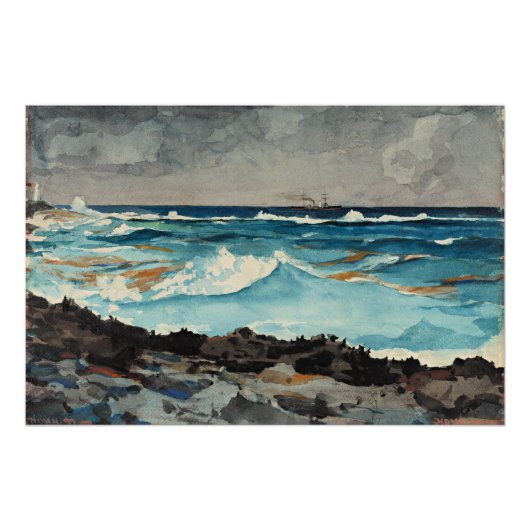 ホーマー – ショア&サーフ，ナッソー ポスター (正面)