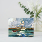 ホーマー – スループ、バミューダ ポストカード (スタンド正面)