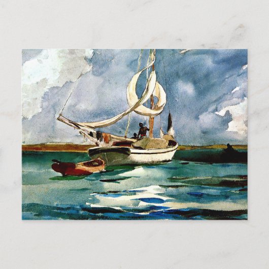 ホーマー – スループ、バミューダ ポストカード (正面)