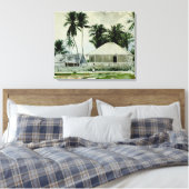 ホーマー – ナッソーのキャビン キャンバスプリント (インサイチュ (寝室))