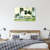 ホーマー – ナッソーのキャビン キャンバスプリント (インサイチュ (寝室))