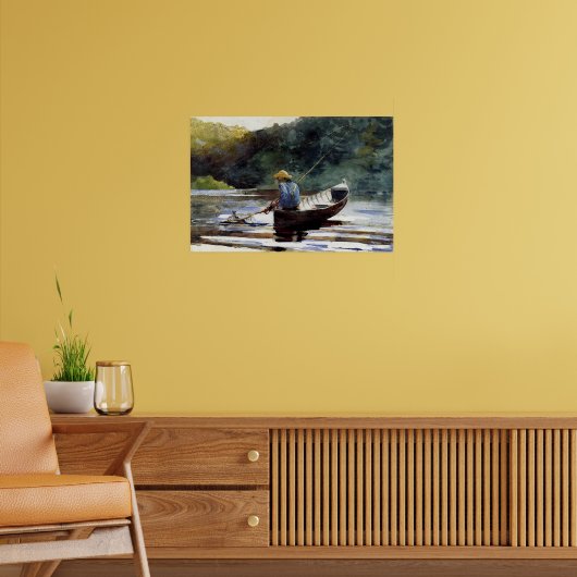 ホーマー – ボーイ魚釣り ポスター (リビング2)