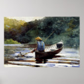 ホーマー – ボーイ魚釣り ポスター (正面)