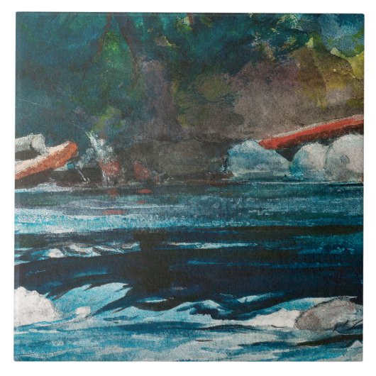 ホーマー – ラピッド、ハドソン川、アディロンダックス タイル (正面)