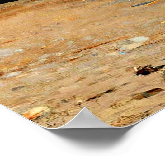 ホーマー – ロッキー海岸とカモメ素晴らしル ポスター (角)