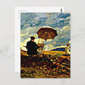 ホーマー:白い山々でスケッチするアーティスト ポストカード (正面/裏面)