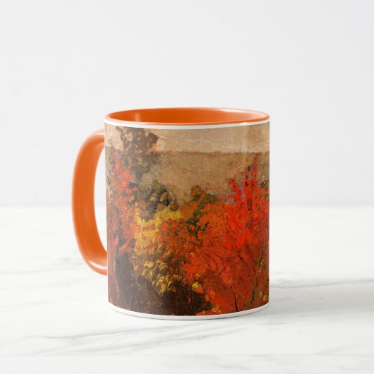 ホーマー – 秋の木々の木々、有名絵画な マグカップ (正面左)