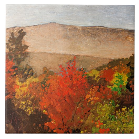ホーマー – 秋の木々 タイル (正面)