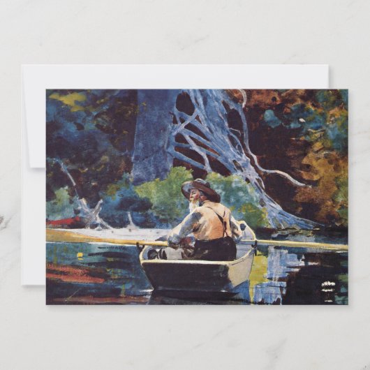 ホーマー – Andirondack Guide有名絵画なガイド カード (正面)